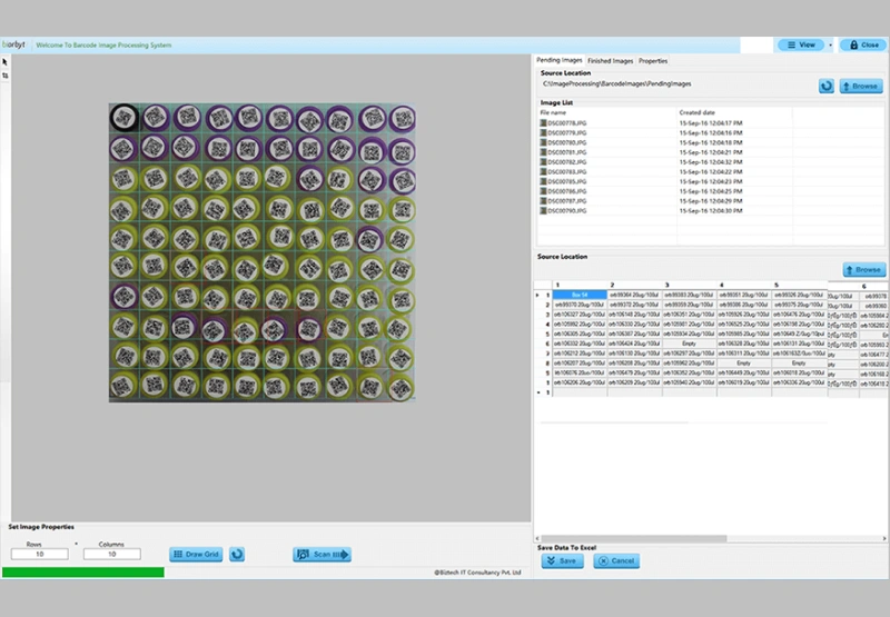 Biorbyt Barcode Scanning Application