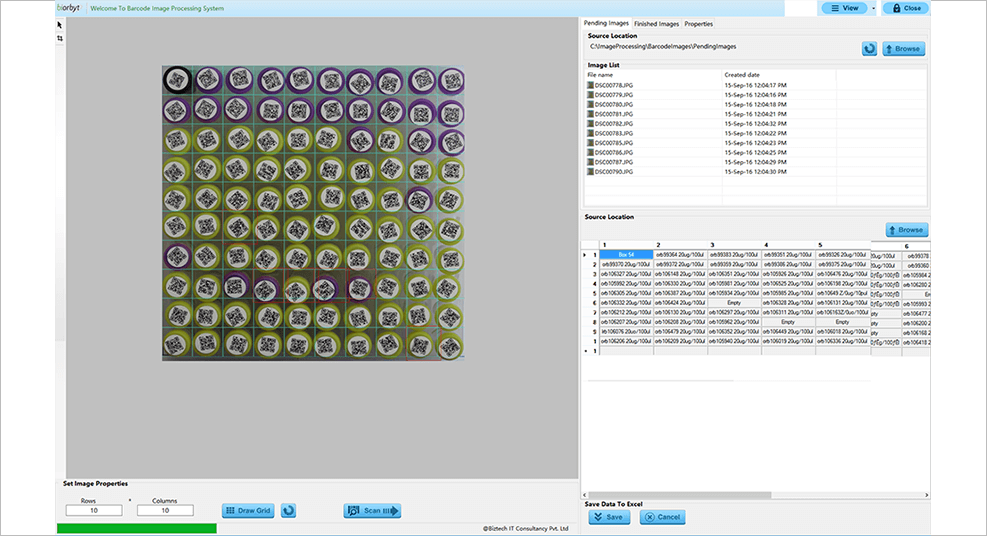 Biorbyt Barcode Scanning Application